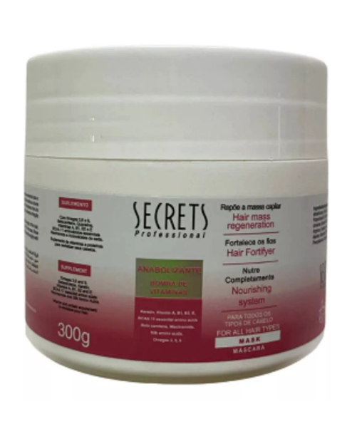 Secrets Hair Mask Anabolic High Impact Nourishing Moisturizing Hair Supplement Mask 300g - Secrets