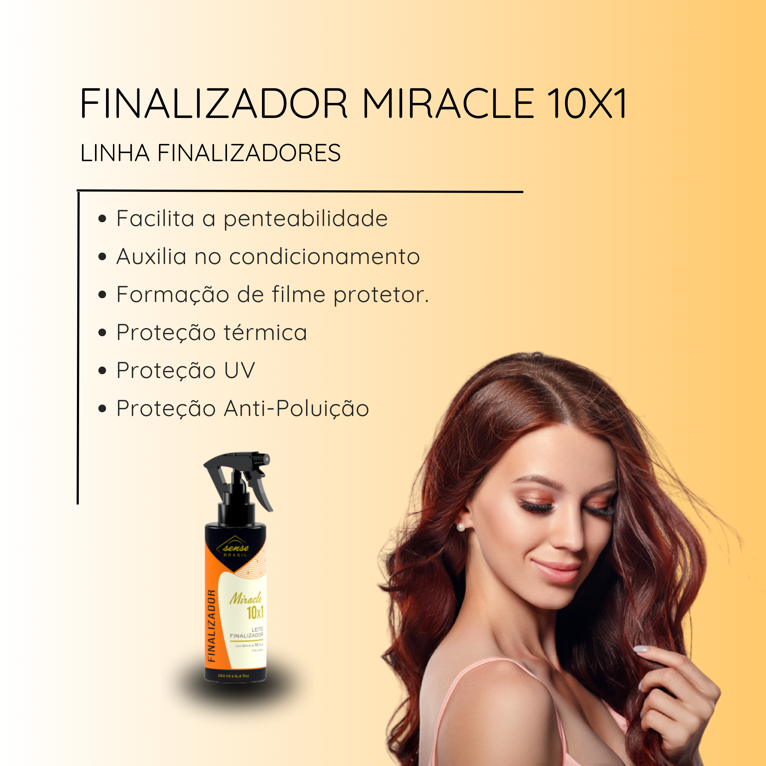 Senses Brasil SOS Senses Brazil - Miracle 10 in 1 Finisher - Mandatory Use