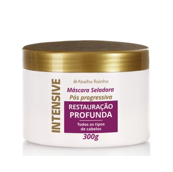 Abelha Rainha Hair Care Post Progressive Treatment Intensive Deep Restore Hair Mask 300g - Abelha Rainha