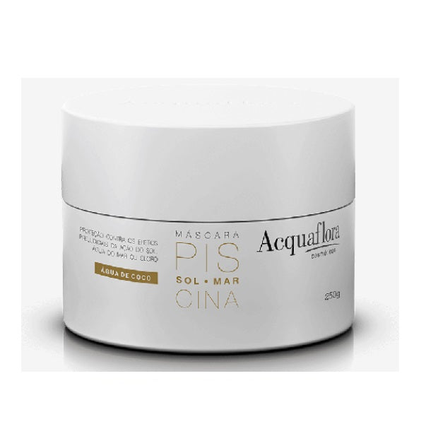 Acquaflora Hair Care Piscina Pool Sun Sea Protection Treatment Coconut Water Mask 250g - Acquaflora