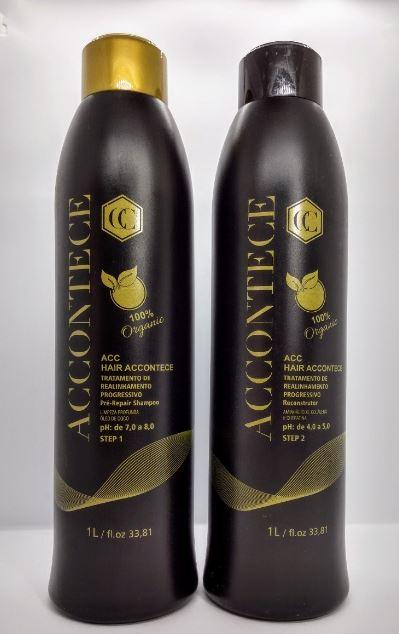 Realignment Treatment Accontece 100% Organic ACC Hair Progressive 2x1L - Adlux