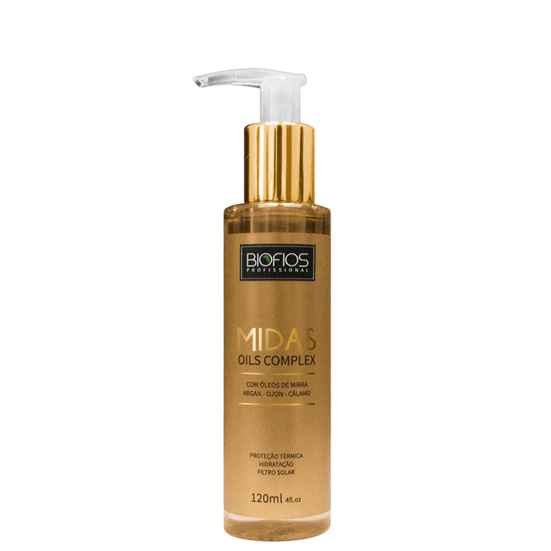 Biofios Profissional Hair Styling Products Biofios Profissional Midas Oils Complex- Thermal Protector Finisher 120ml