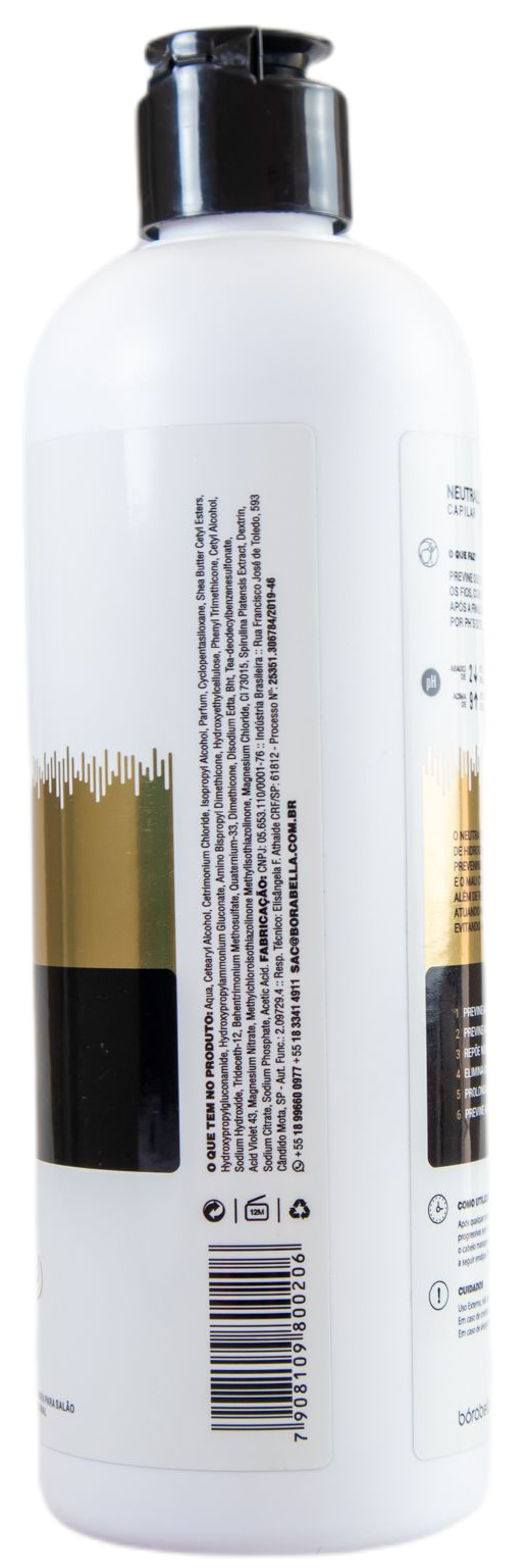 Borabella Brazilian Keratin Treatment Neutra Quimic Neutralizing pH and Eliminates Chemical Smell 500ml - Borabella