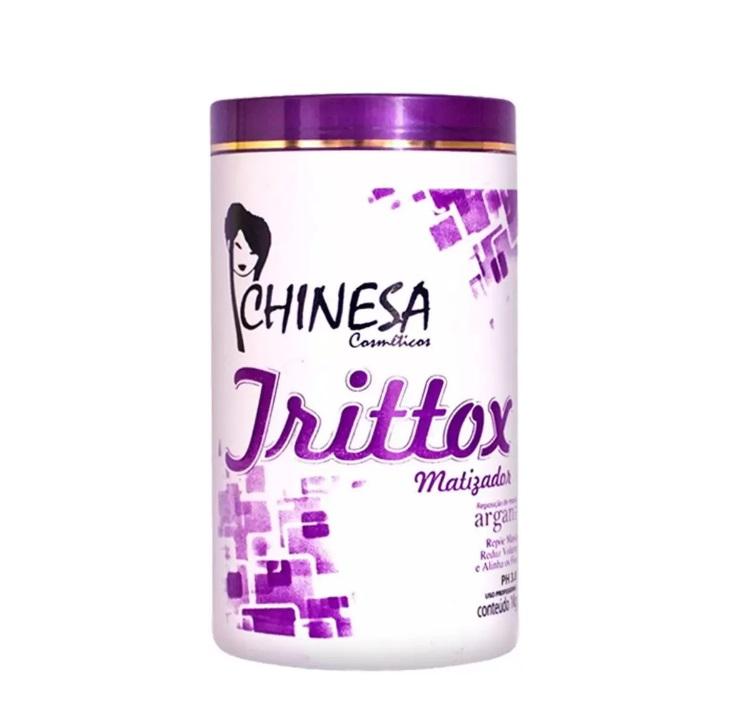 Chinesa Cosmetics Brazilian Keratin Treatment Trittox Tinting Argan Oil Anti FriVolume Reducer Mask 1Kg - Chinesa Cosmetics