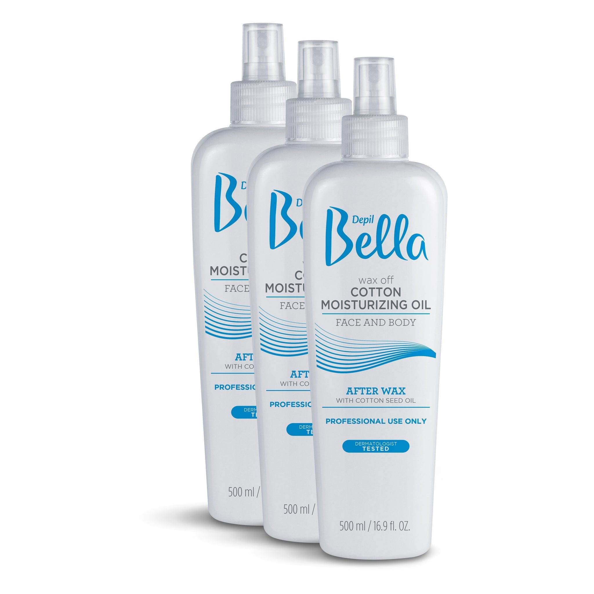 Depil Bella Body Oil Depil Bella Post Waxing Body Oil Moisturizing Remover with Cotton Seed Oil 500 ml (3 Units)