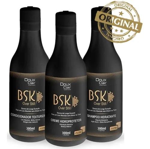 Doux Clair Brazilian Keratin Progressivebrush Sem Formol Bsk Doux Clair 3x300ml - Doux Clair