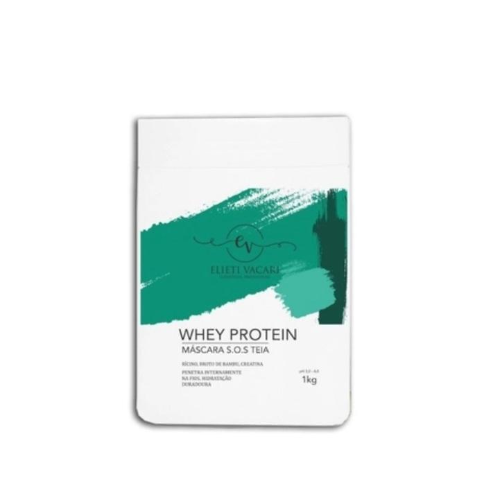 Elieti Vacari Hair Mask SOS Whey Protein Web Effect Rícino Bamboo Creatine Hair Mask 1kg - Elieti Vacari