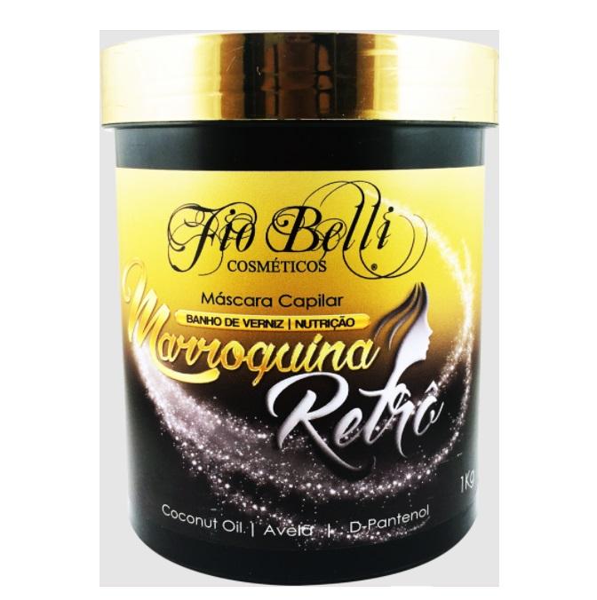 FioBelli Hair Mask Marroquina Retro Moroccan Varnish Bath Nourishing Hair Mask 1Kg - FioBelli