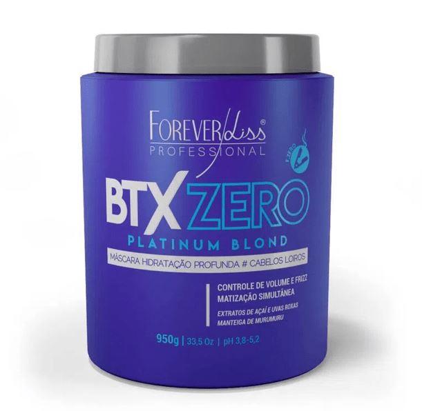 Forever Liss Brazilian Keratin Treatment Btx Zero Platinum Blond Tinting Anti Yellow Treatment Mask 950g - Forever Liss