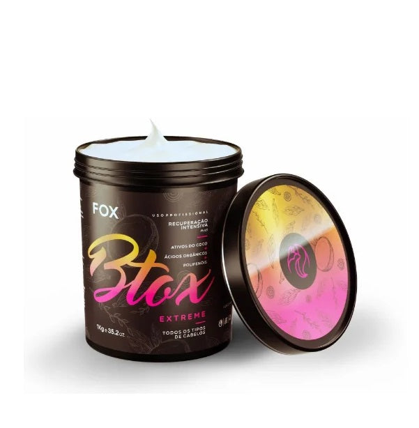 Fox Hair Straighteners Extreme Intensive Recovery Btx Hair Straightening Smoothing Cream 1Kg - Fox