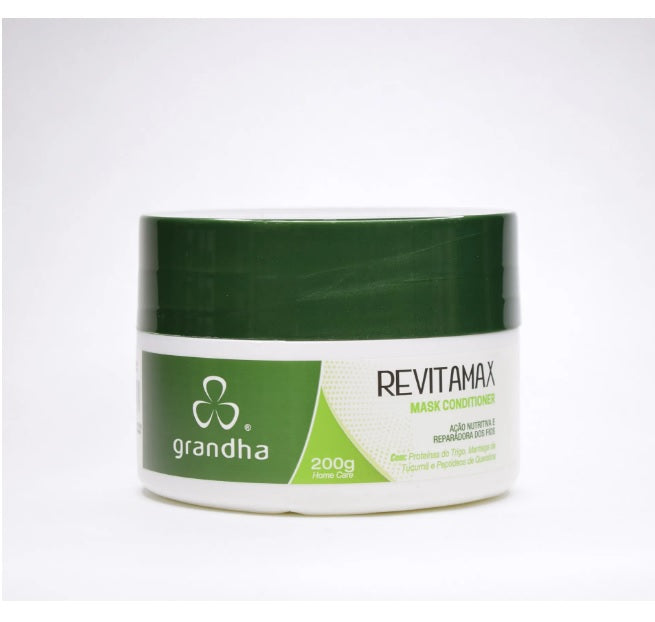 Grandha Hair Care Revitamax Mask Conditioner Nourishing Moisturizing Hair Repair Vegan Treatment 200g - Grandha