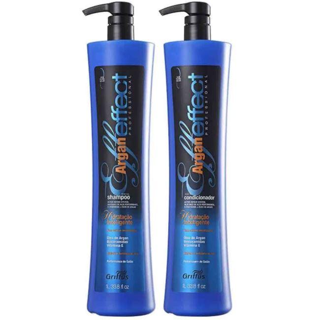 Griffus Brazilian Keratin Treatment Argan Effect Smart Hydration Active Repair System Treatment Kit 2x1L - Griffus