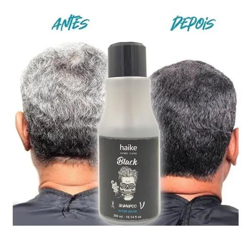 Haike Men's Treatment Shampoo Gradual Reducer E Darken White Hair 300ml - Haike