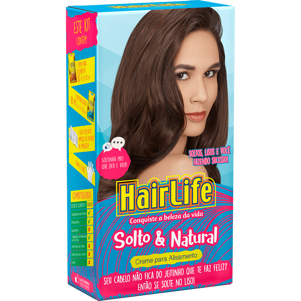 Hairlife Straightening Cream Hairlife Straightening Cream Loose & Natural Kit