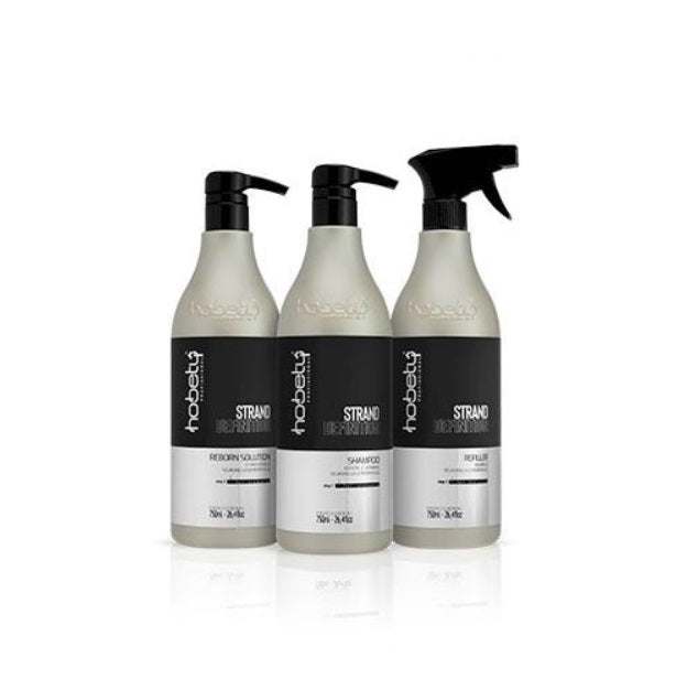 Hobety Hair Care Kits Strand Definition Damaged Hair Oiliness Control Shine Treatment Kit 3x750ml - Hobety