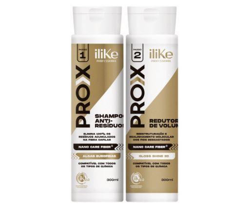 iLike Brazilian Keratin Treatment Pro-X Progressive Brazilian Blowout Nano Care Fiber Reconstruction 2x300 - iLike