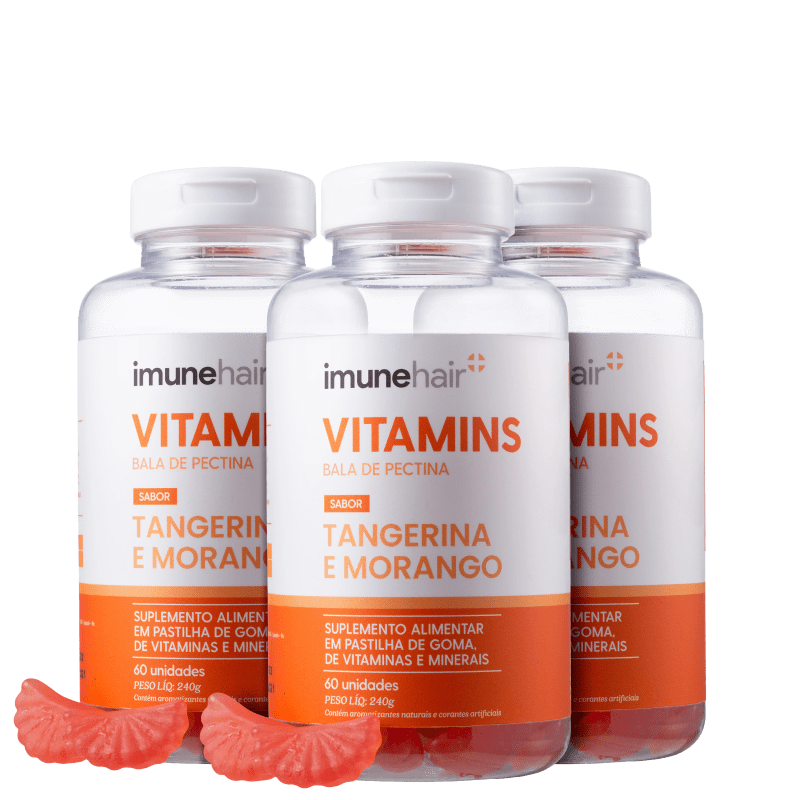 Imunehair Hair Care Imunehair Kit Vitamins Bala De Pectina Trio (2 Products)