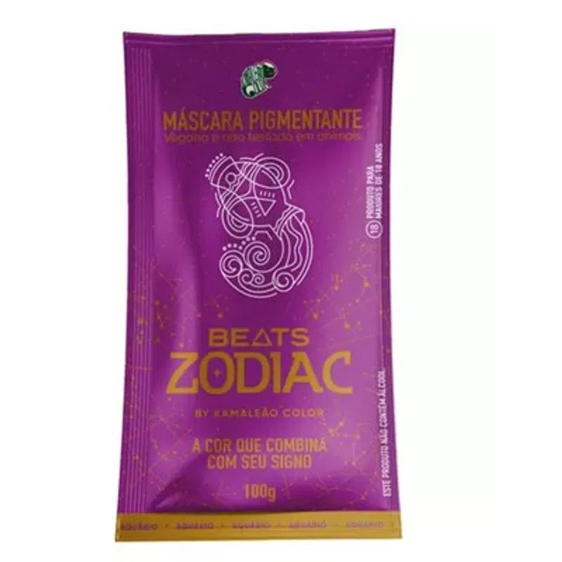 Kamaleão Color Hair Color Kamaleão Color Aquário Beats Zodiac Pigment Mask 100g / 3.52 fl oz