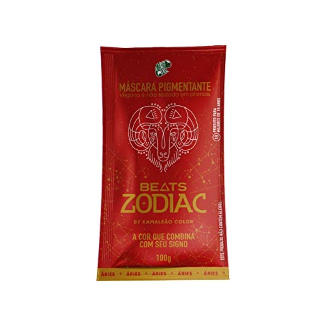 Kamaleão Color Hair Color Kamaleão Color Áries Beats Zodiac Pigment Mask 100g / 3.52 fl oz