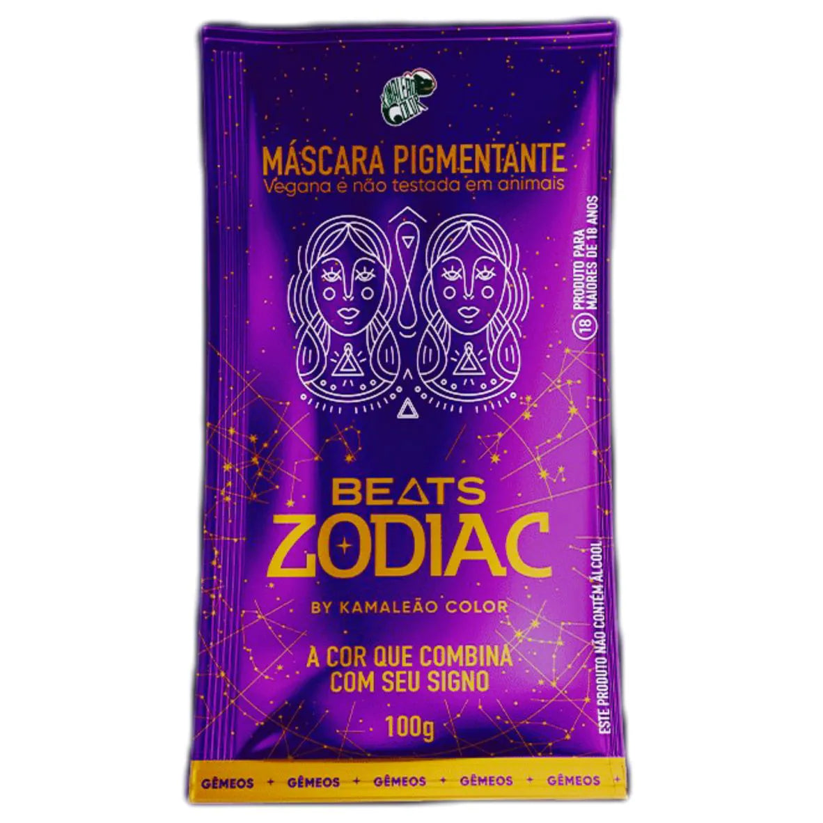 Kamaleão Color Hair Color Kamaleão Color Gêmeos Beats Zodiac Pigment Mask 100g / 3.52 fl oz