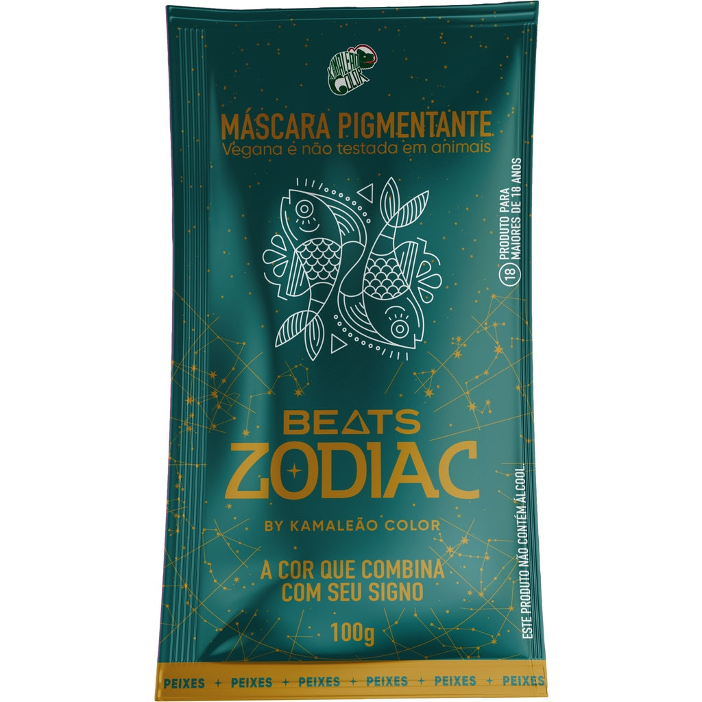 Kamaleão Color Hair Color Kamaleão Color Peixes Beats Zodiac Pigment Mask 100g / 3.52 fl oz