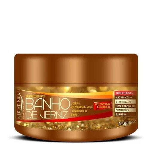 Professional Ultra Intense Shine Varnish Bath Concentrated Mask 250g - Keratinex