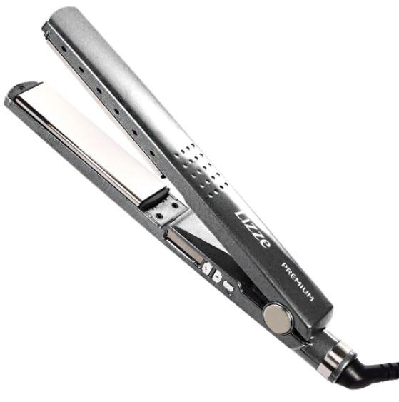 Lizze Acessories Straightening Hair Boad Gray Premium Titanium Flat Iron 110V 127V 465F - Lizze