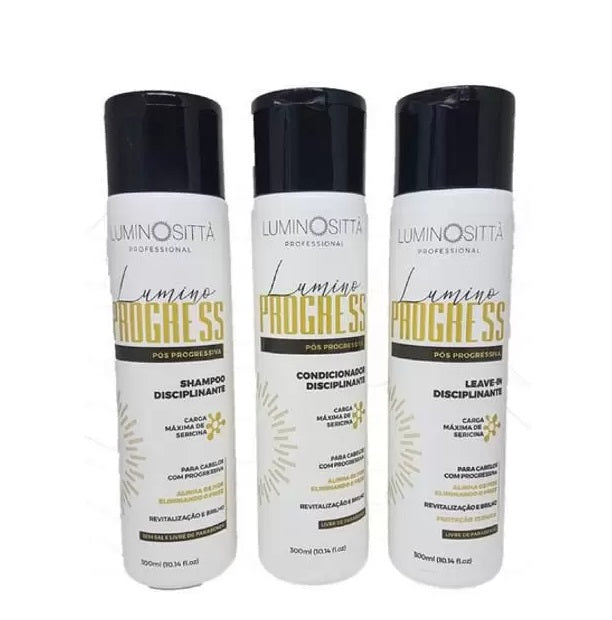 Luminositta Hair Care Lumino Progress Home Care Daily Hair Maintenance Kit 3x300ml - Luminositta