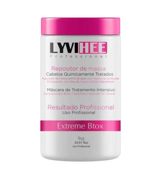 Lyvihee Brazilian Keratin Treatment Mass Replenisher Anti Frizz Reconstruction Intensive Extreme Btox 1Kg - Lyvihee