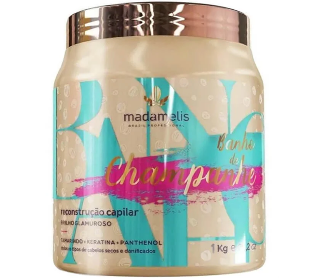 Madame lis Hair Mask Champagne Bath Glamorous Brightness Hair Mask 1kg - Madame Liss