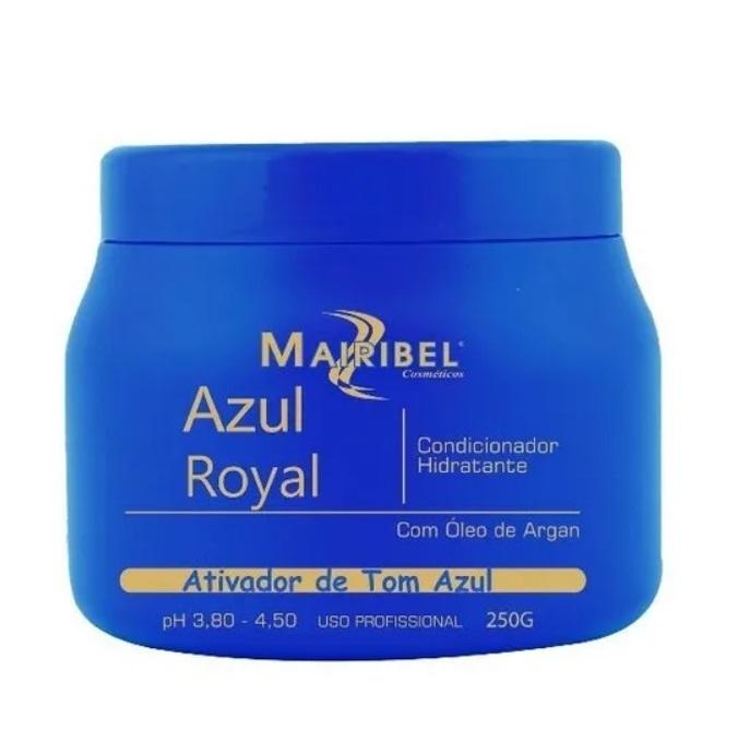 Mairibel Hair Mask Royal Blue Moisturizing Conditioning Argan Tinting Hair Mask 250g  - Mairibel