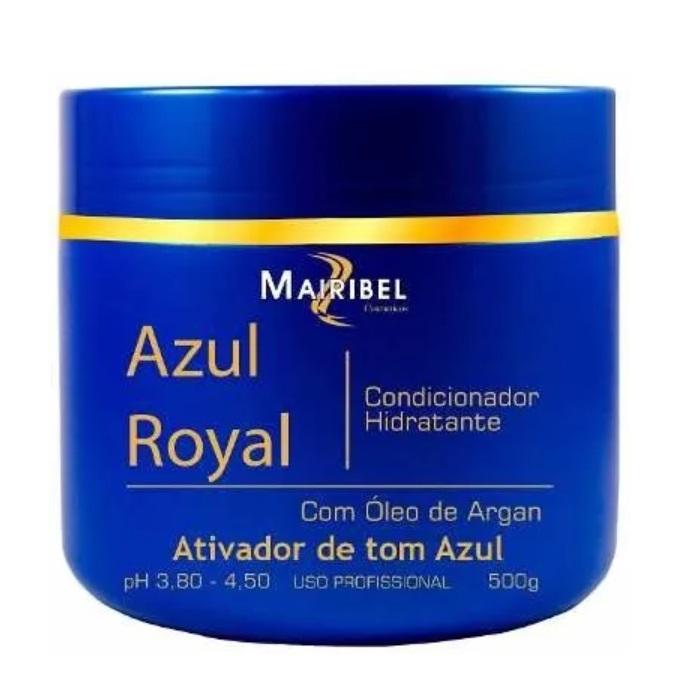 Mairibel Hair Mask Royal Blue Moisturizing Conditioning Argan Tinting Hair Mask 500g  - Mairibel