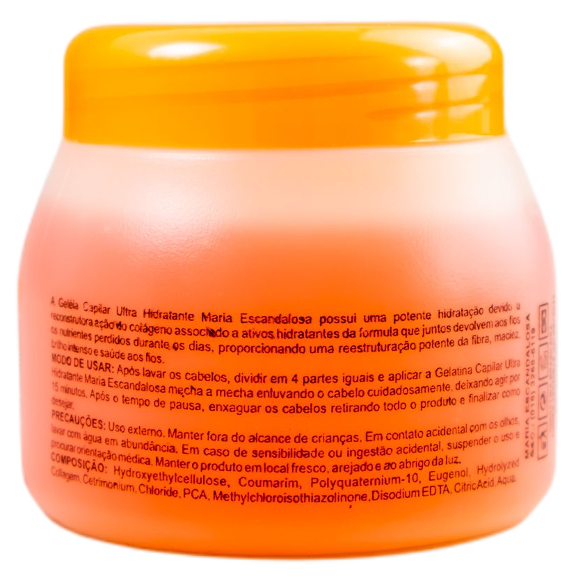 Maria Escandalosa Hair Mask Capillary Jelly Intense Shine Ultra Moisturizing Mask 250g - Maria Escandalosa