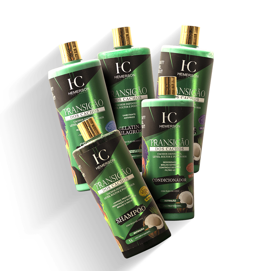 Mestre dos Cachos Hair Treatment Mestre dos Cachos Transição Kit 5x 1L / 5x 33.81 fl oz