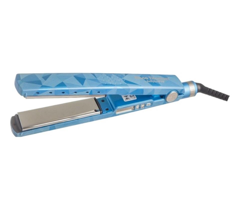 MiraCurl Flat Iron Babyliss PRO Nano Titanium Blue Vetro Flat Iron Board 220V 450F - MiraCurl