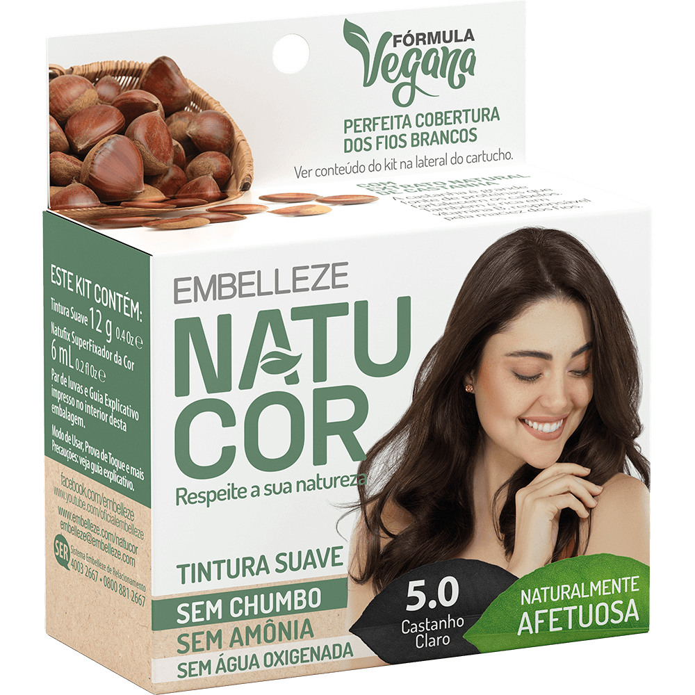 Natucor Hair Dye Natucor Hair Dye Naturally Affectionate Brown Brown Chestnut Kit