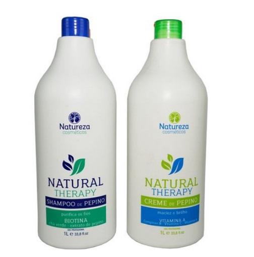 Professional Keratin Natural Therapy Cocumber Hair Treatment 2x1L - Natureza