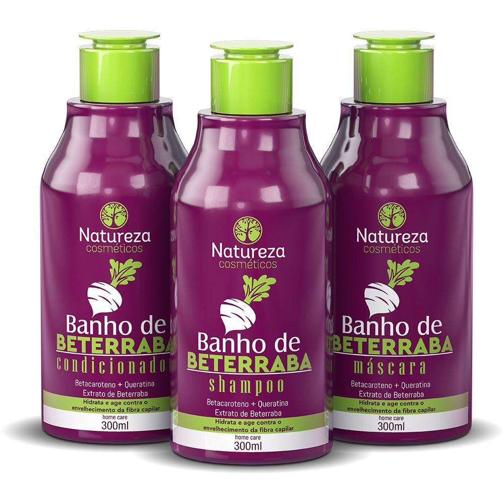 Natureza Cosmetics Home Care Beetroot Home Care Beet Bath Maintenance Kit 3x300ml - Natureza Cosmetics