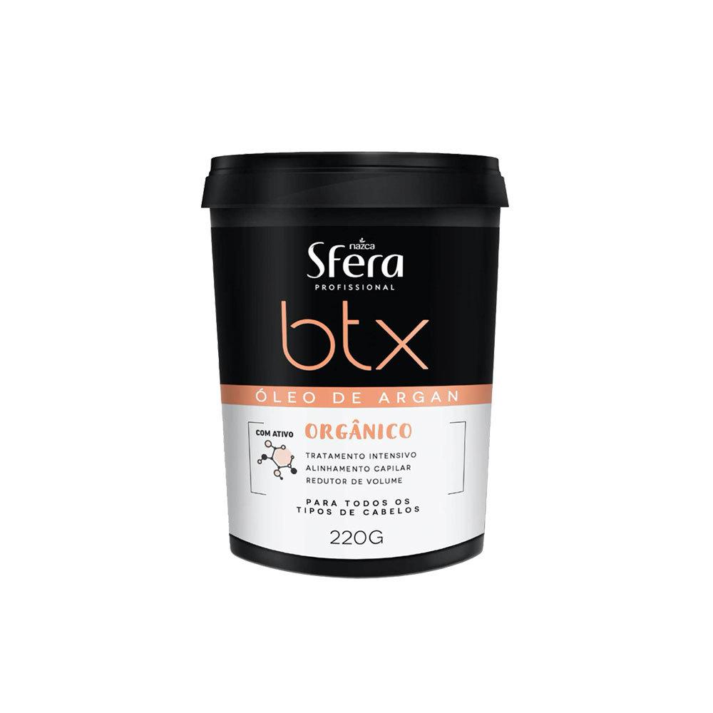 NAZCA Hair Mask BTX Orgânico Óleo de Argan Sfera Profissional 220G / BTX Organic Argan Oil Sfera Professional 220G