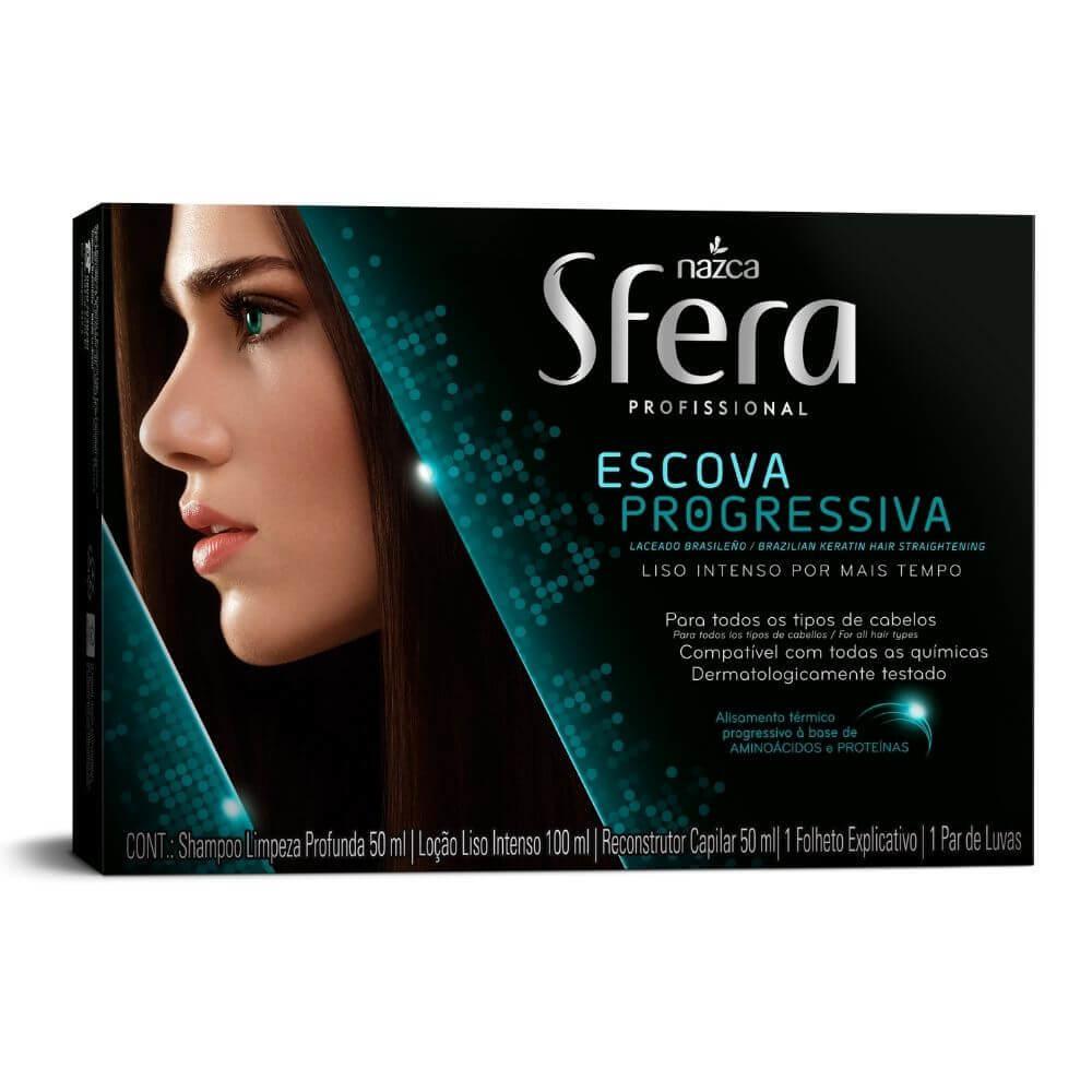 NAZCA Hair Treatment Kit Escova Progressiva Sfera Profissional / Brush Kit Sfera Progressive Professional