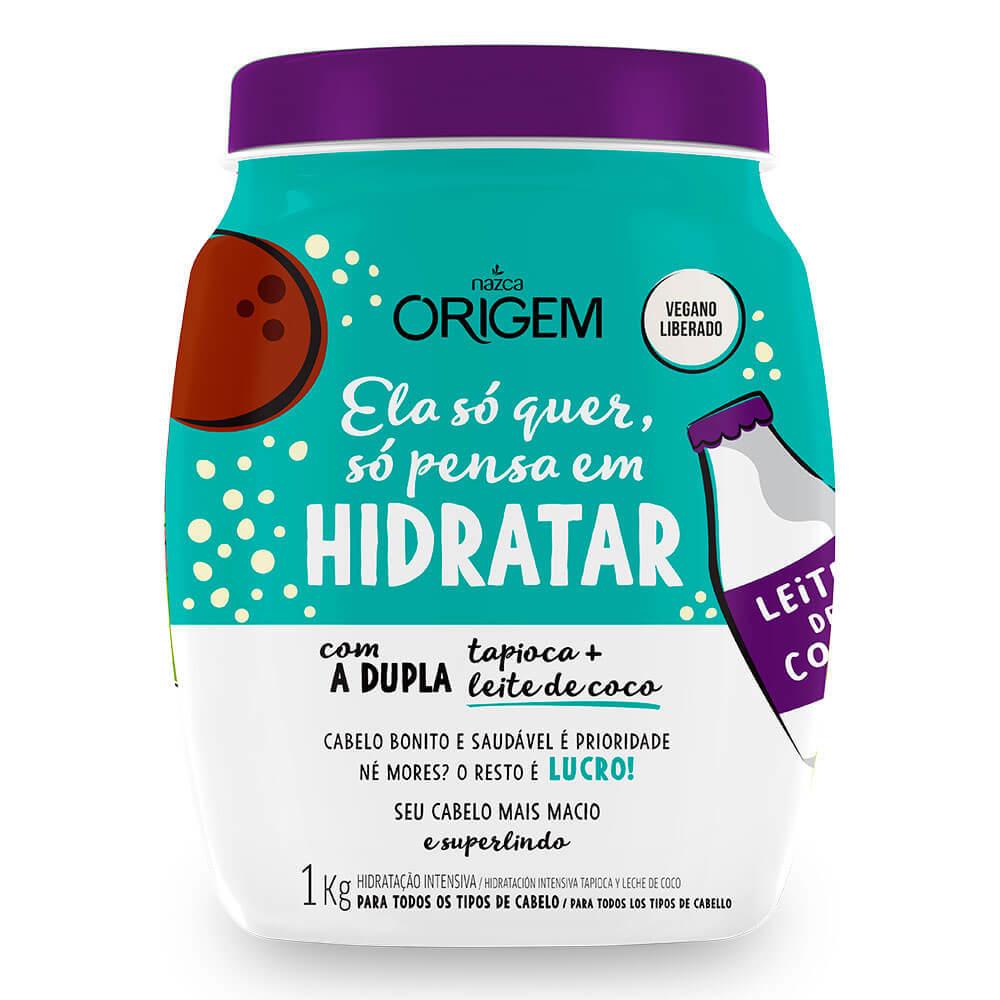 NAZCA hydratation cream Creme de Hidratação Leite de Coco com Tapioca Origem 1kg / Moisturizing Cream Coconut Milk Tapioca with 1kg Origin