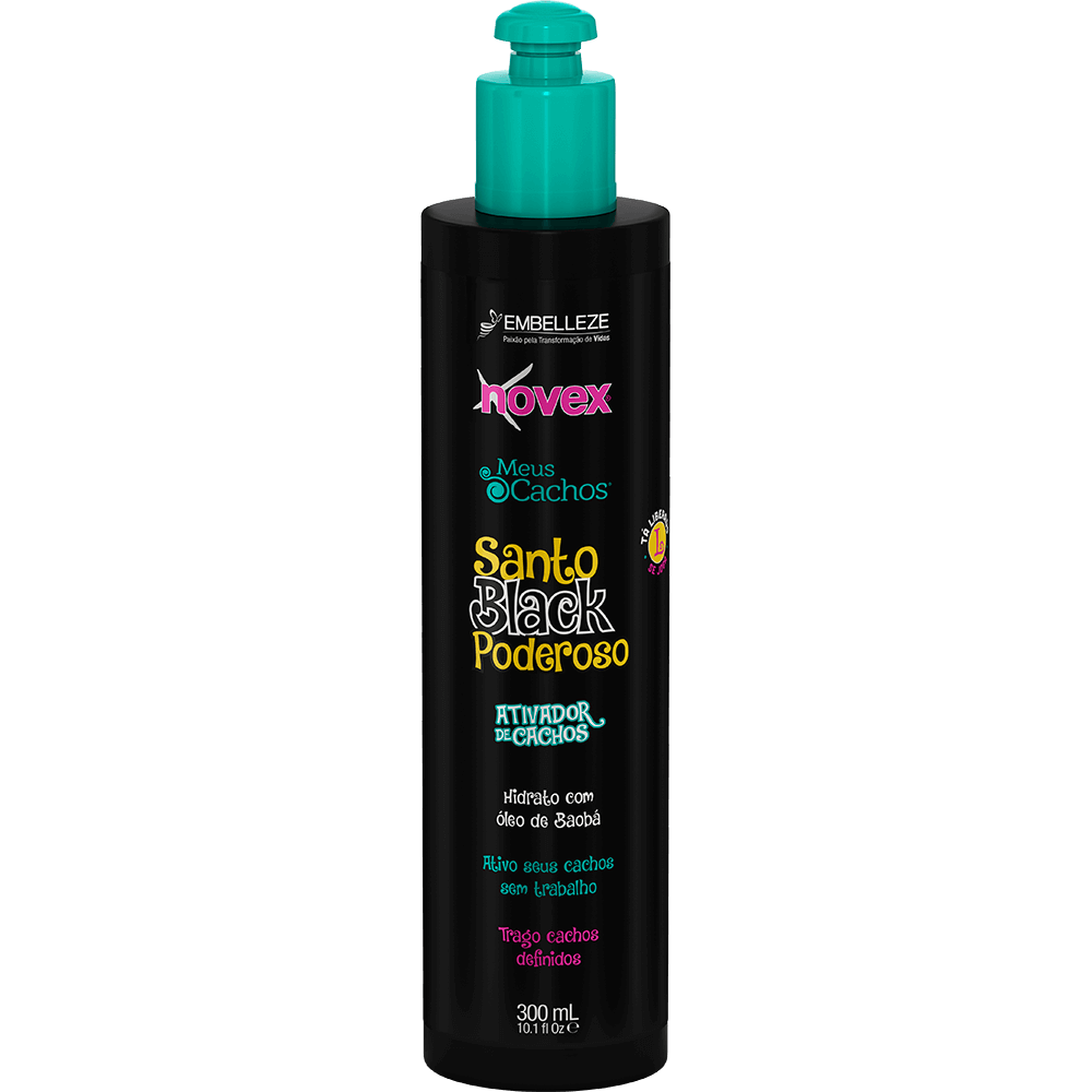 Novex Curls Activator Novex Curls Activator My Cachos Santo Black Powerful 300ml