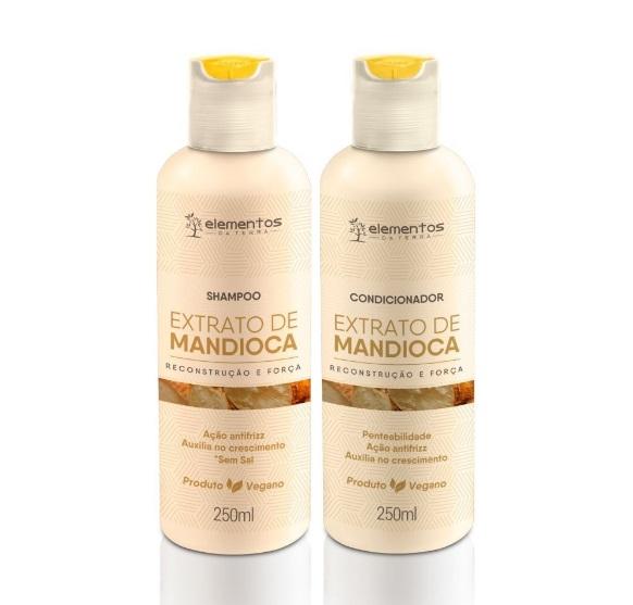 Cassava Manioc Vegan Earth Elements Strength Reconstruction 2x250ml - NutraHair