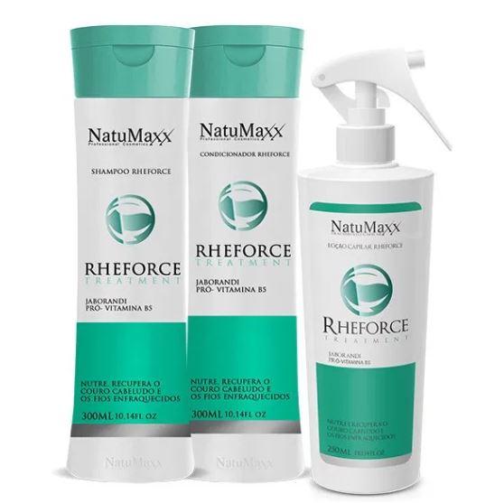 Other Brazilian Keratin Treatment Rheforce Jaboranti B5 Pro-Vitamin Nourishing Treatment Kit 4 Prod. - Natumaxx