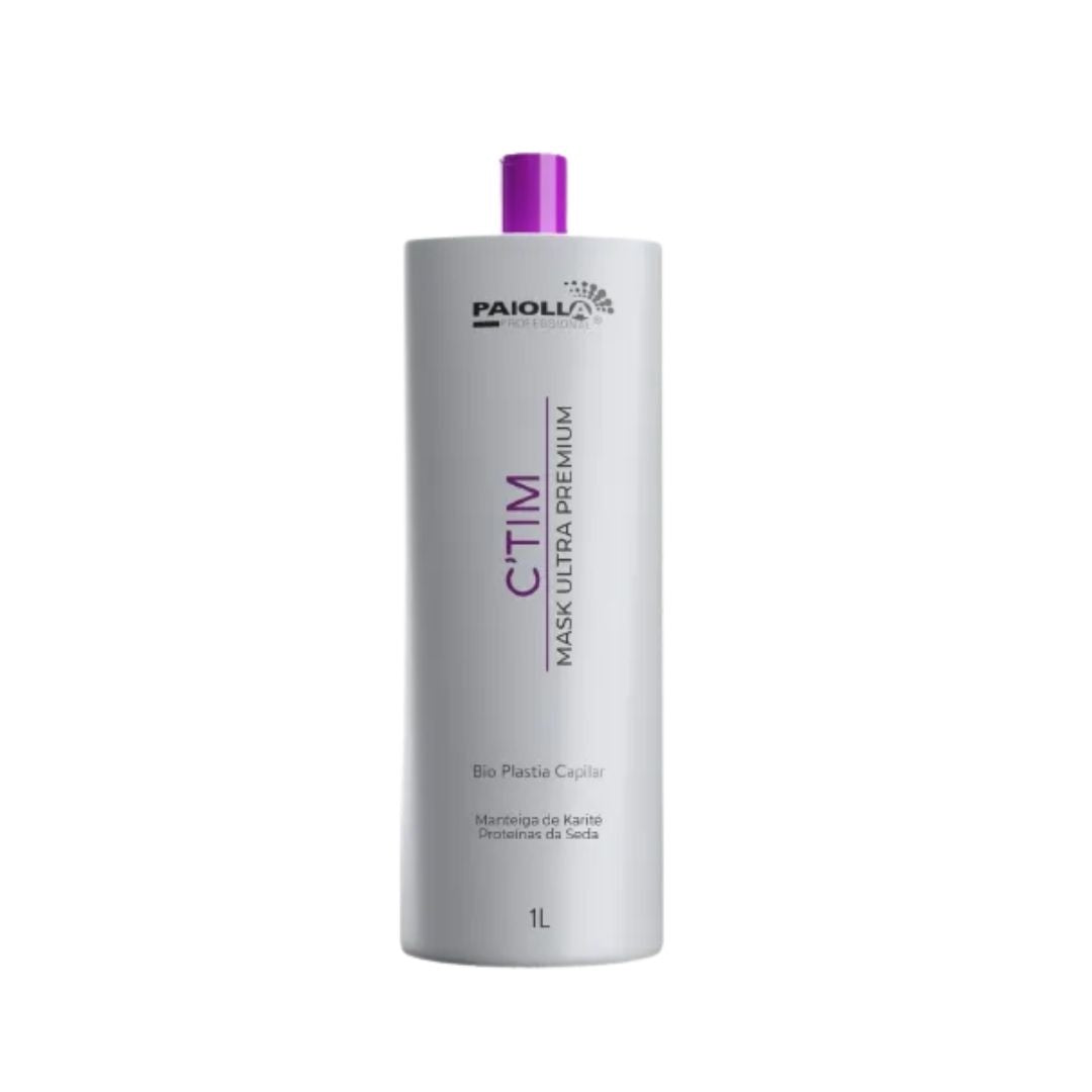 Paiolla Brazilian Keratin Treatment Arginine Milk Protein Coconut Oil Bioplasty C'TIM Perfect Smooth 1L - Paiolla