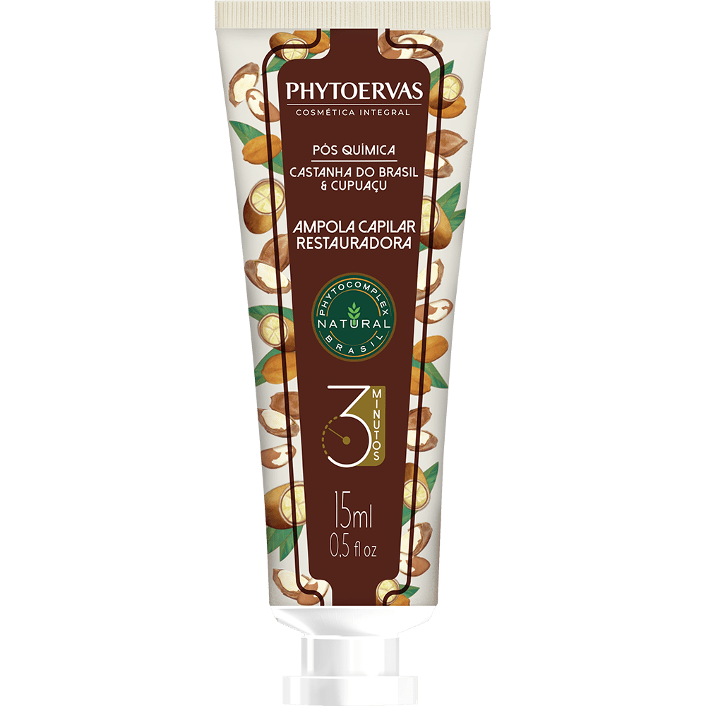 Phytoervas Hair Color Phytoervas Light Bulb Post Chemical Chemistry of Brazil and Cupuaçu 3/15ml - Light Bulb Post Chemical Ojon Oil 3 / 15ml