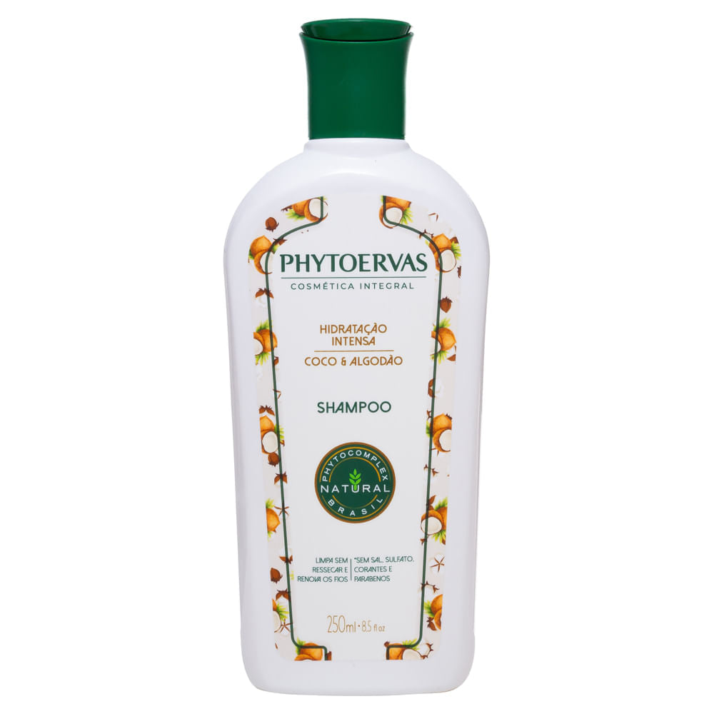 Phytoervas Shampoo Phytoervas Shampoo Intense Hydration Coconut and Cotton 250ml