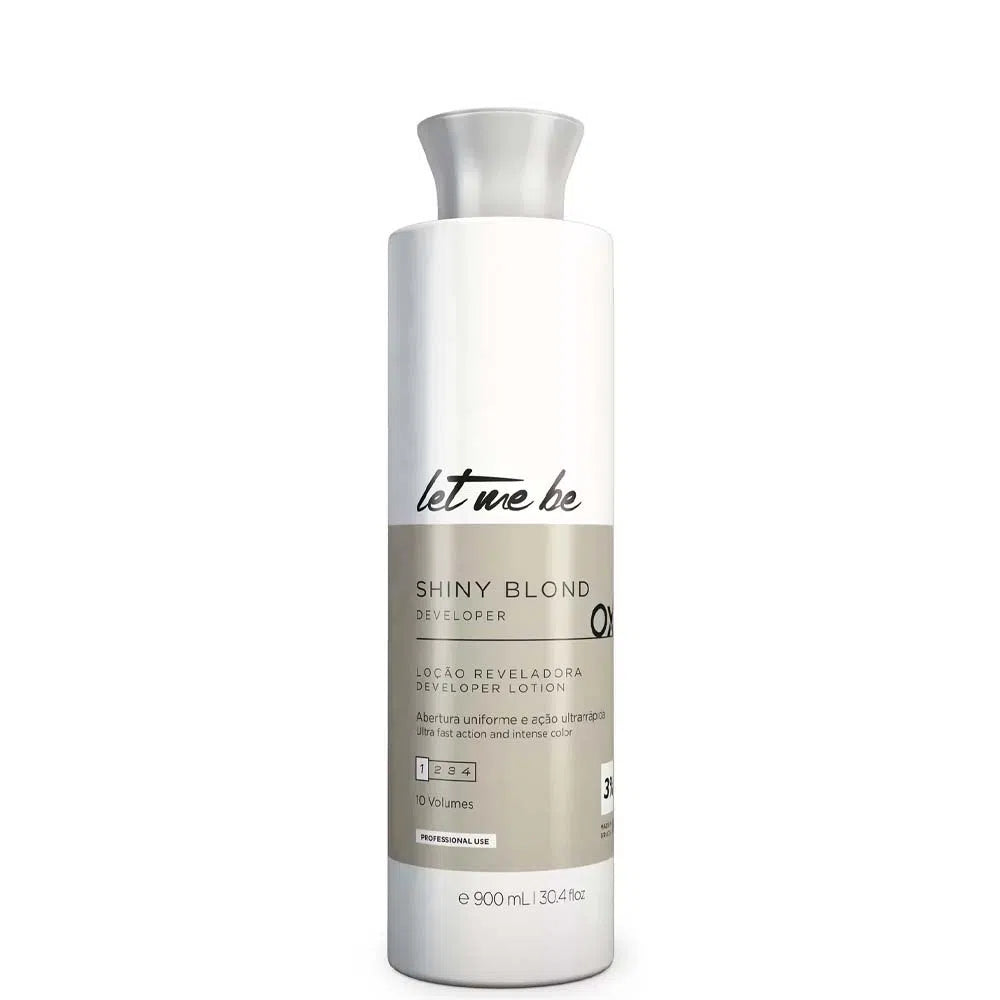 ProSalon Brazilian Keratin Treatment Let Me Be Shiny Blond Creamy OX 10 Vol. 12% Revealing Lotion 900ml - ProSalon