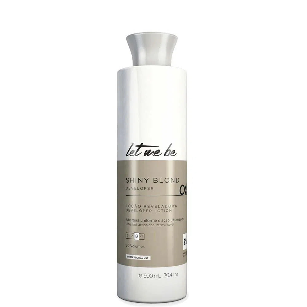 ProSalon Brazilian Keratin Treatment Let Me Be Shiny Blond Creamy OX 30 Vol. 12% Revealing Lotion 900ml - ProSalon