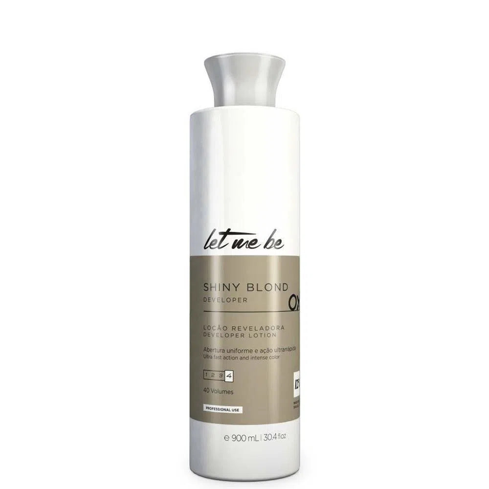 ProSalon Brazilian Keratin Treatment Let Me Be Shiny Blond Creamy OX 40 Vol. 12% Revealing Lotion 900ml - ProSalon